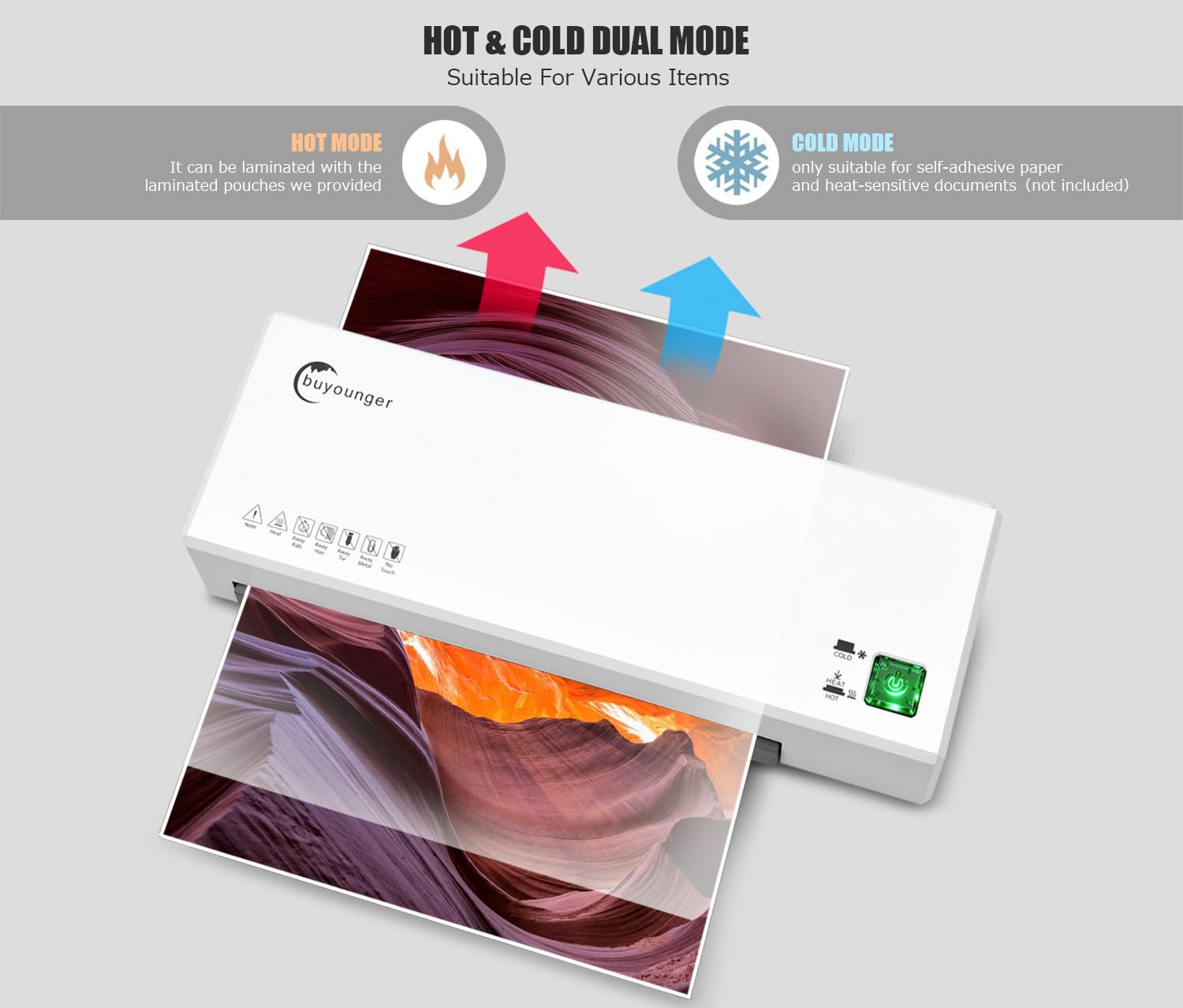 Laminator A4 termicznie i na zimno i 40 kieszeni, 4 w 1, maszyna do laminowania z obcinarką do papieru i zaokrąglaczem kątowym, Laminator A4 A5 A6 do biura Domu Karta Szkoła