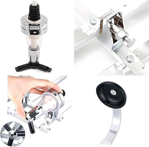 Miniatura 6 de HAPYFMSHI Dispensador de licor para casa montado en la pared, grifo de cóctel para estación de alcohol, válvulas de liberación de empuje, barra