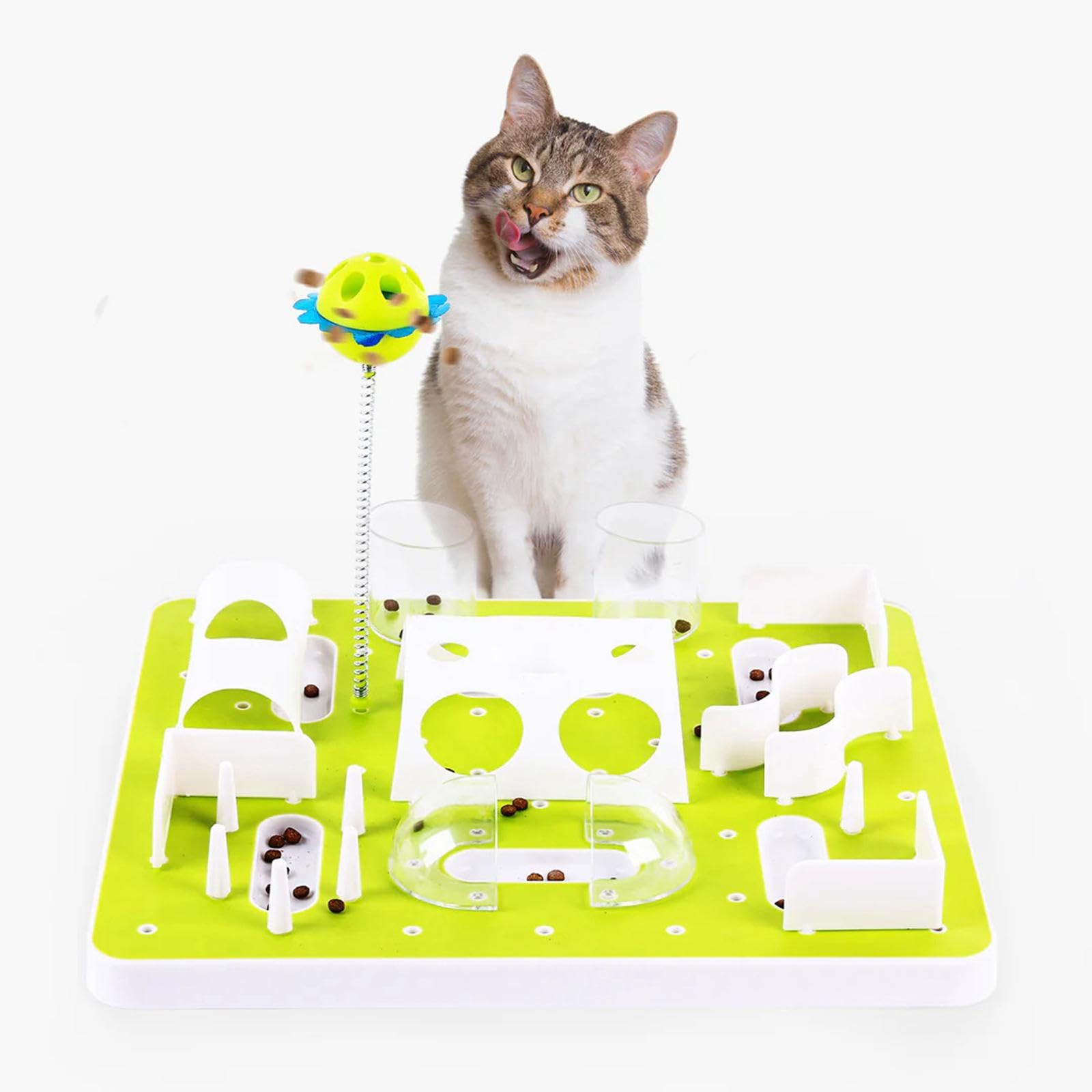 Comedero Interactivo para Gatos, Juguete de Estimulación