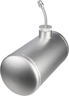 10x4.5" Aluminum alloy welding Gas Fuel Tank Cylinder For Coleman Powersports CT200U BT200X CT200u-ex,For Predator 212cc 196cc/6.5HP Go Kart and Gas Mini Bike,Dirt Gas Bike, Go Kart Parts(Silver)