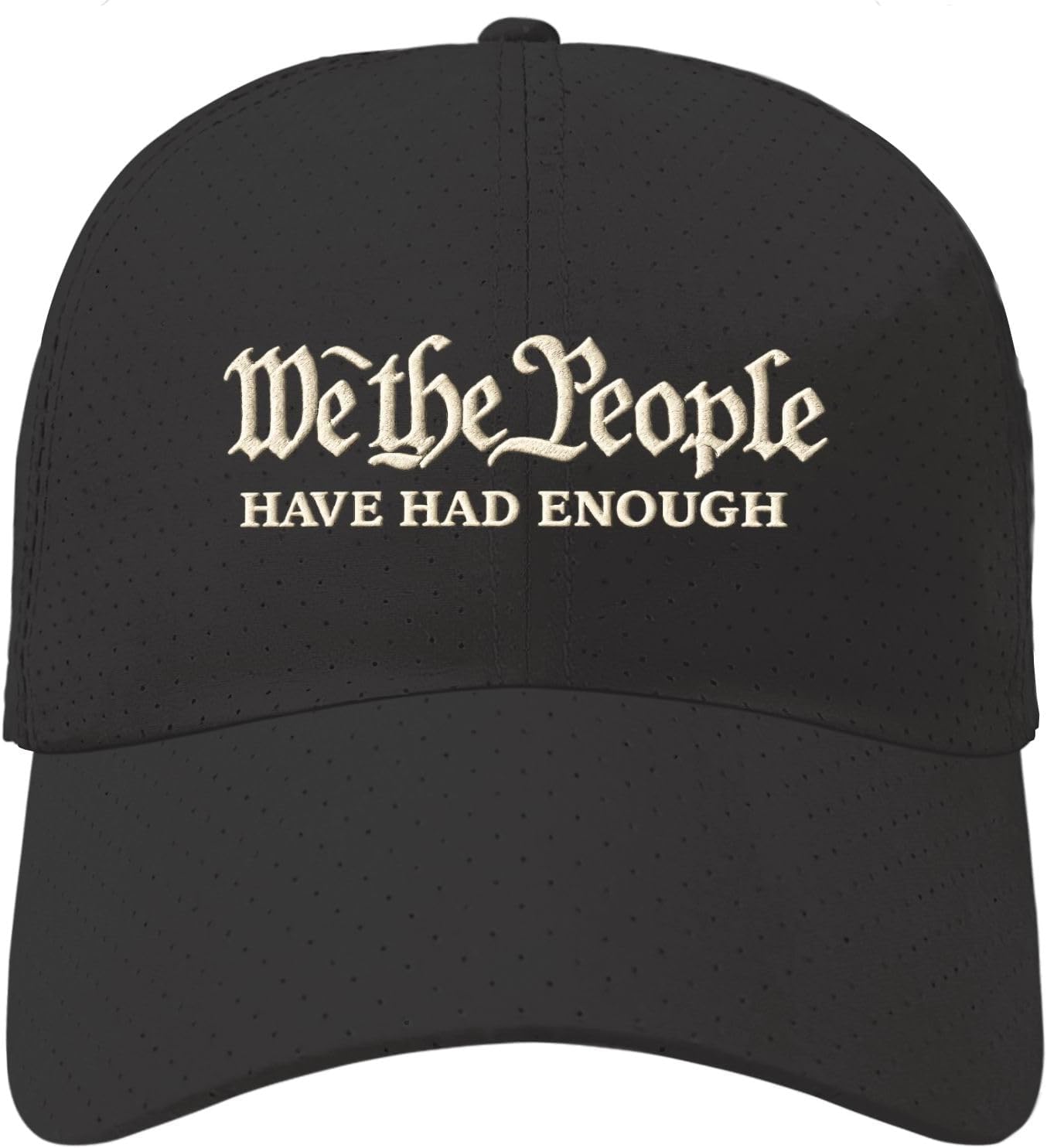 We The People Have Had Enough Hat for Her Washed Distressed Baseball Caps - Image 2