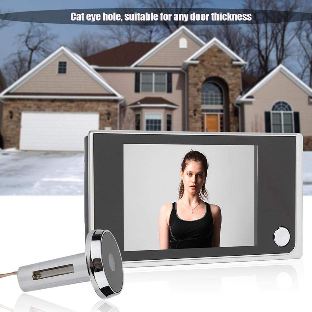 Video Security Türklingel, 3,5 Zoll Farb LCD Digital Türspion, 120 Grad Real View Winkel Digital Tür Guckloch, 2 Mega CMOS Sensor