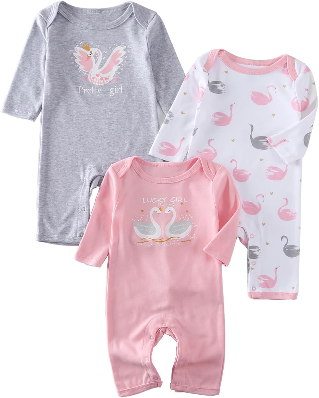 Baby Boy Romper Baby Long Sleeve Romper Toddler One-Piece Jumpsuit Newborn Girls Clothes Set