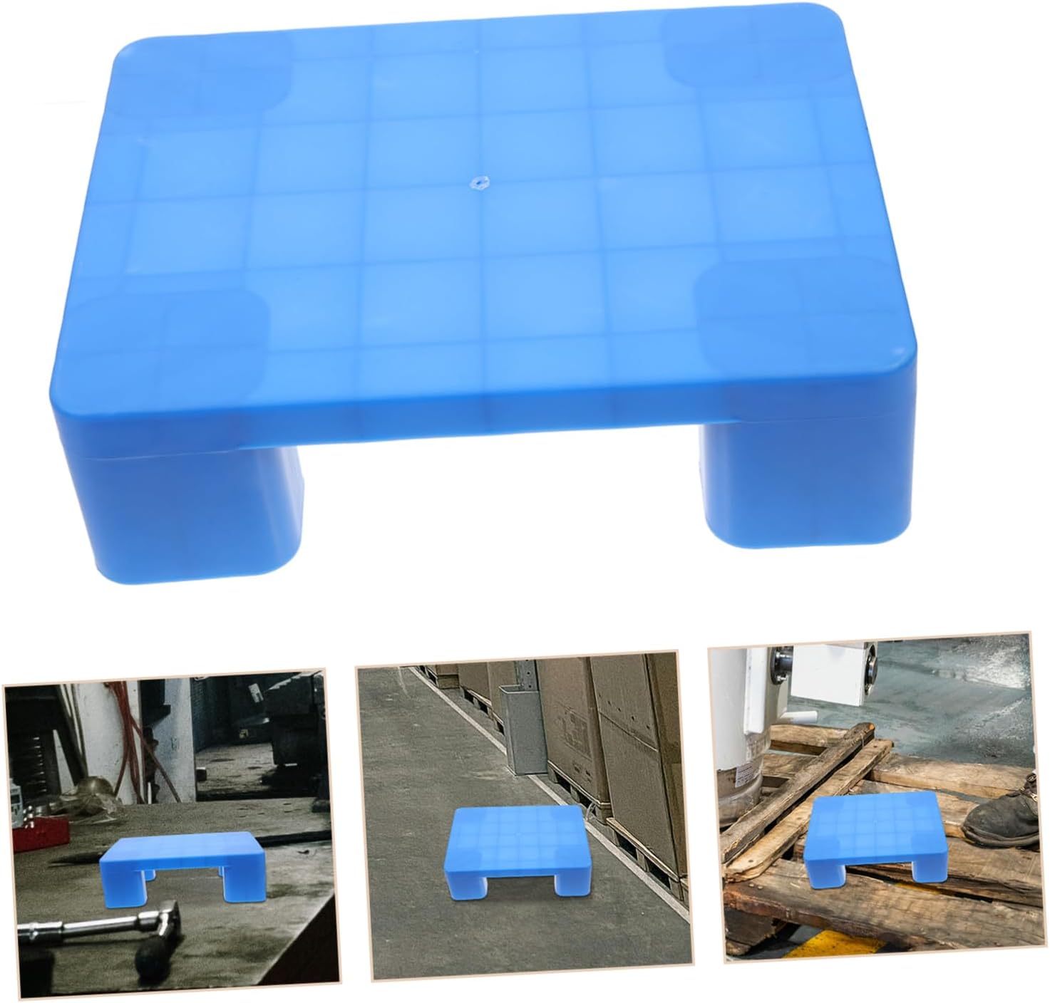 DOITOOL Heavy Duty Plastic Pallets for Garage Shelving Capacity Moisture Grid for Storage Platforms