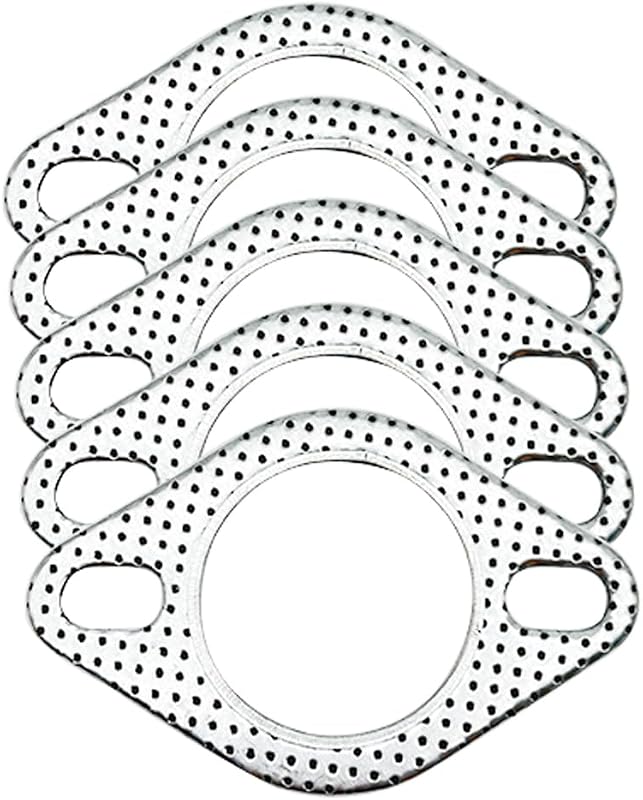 Junta de flange do escapamento Tabazy 2 parafusos 2" (50,8 mm) para turbo, coletor e downpipe – 5 unidades