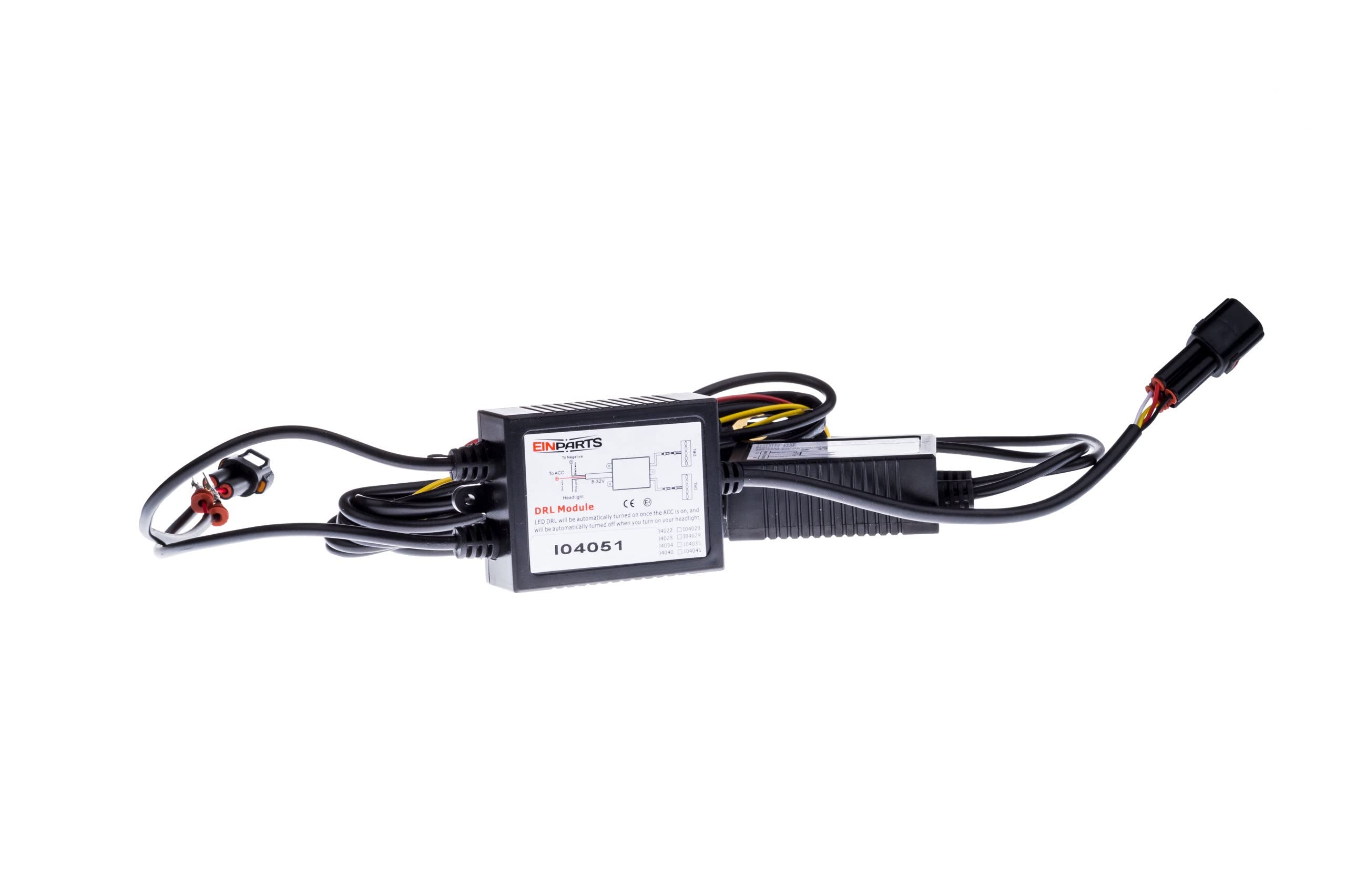 EinParts 2 en 1 Luz de circulación diurna del coche LED con certificado E4 R87, Luz Antiniebla Delantera Para Nissan Qashqai, Cube, Juke, Murano, Note, Patrol, Tiida, Infiniti M, JX, EX, FX