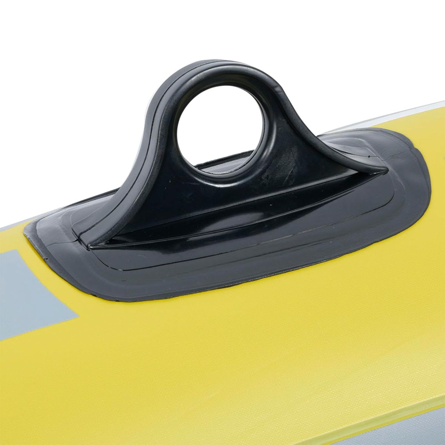 Inflatable Boat,Yellow PVC Inflatable One Person Rowing Air Boat Fishing Drifting Diving Tool for Casual Surfing