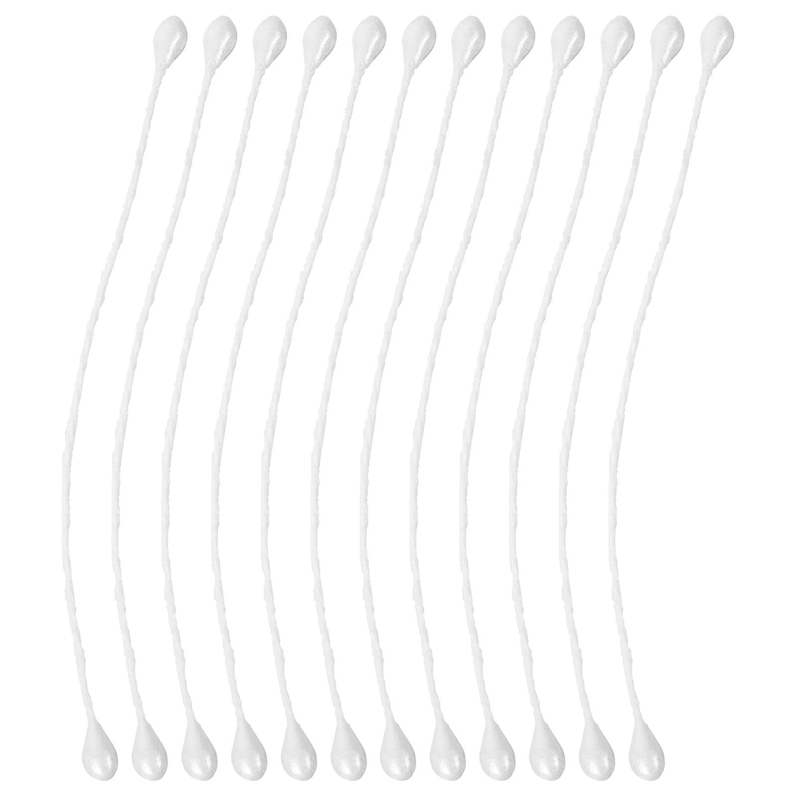 DOITOOL 170pcs Stems Pearl Flower, Double Head Rose Buds Whistable Pearl, The Pearl Mini Flower Pearl Flower, Wire Paper Flowers White Pearlescent