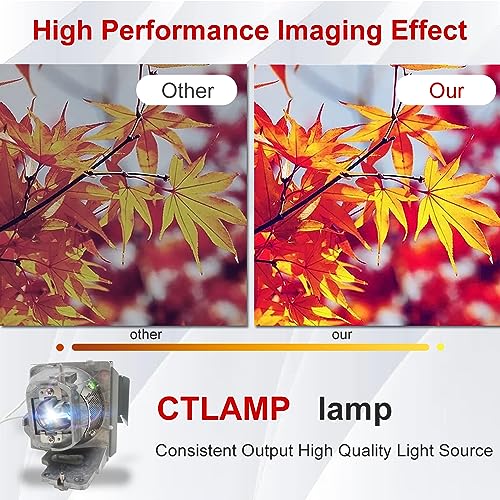 Lámpara de repuesto CTLAMP BL-FU245A para proyector miniatura 4