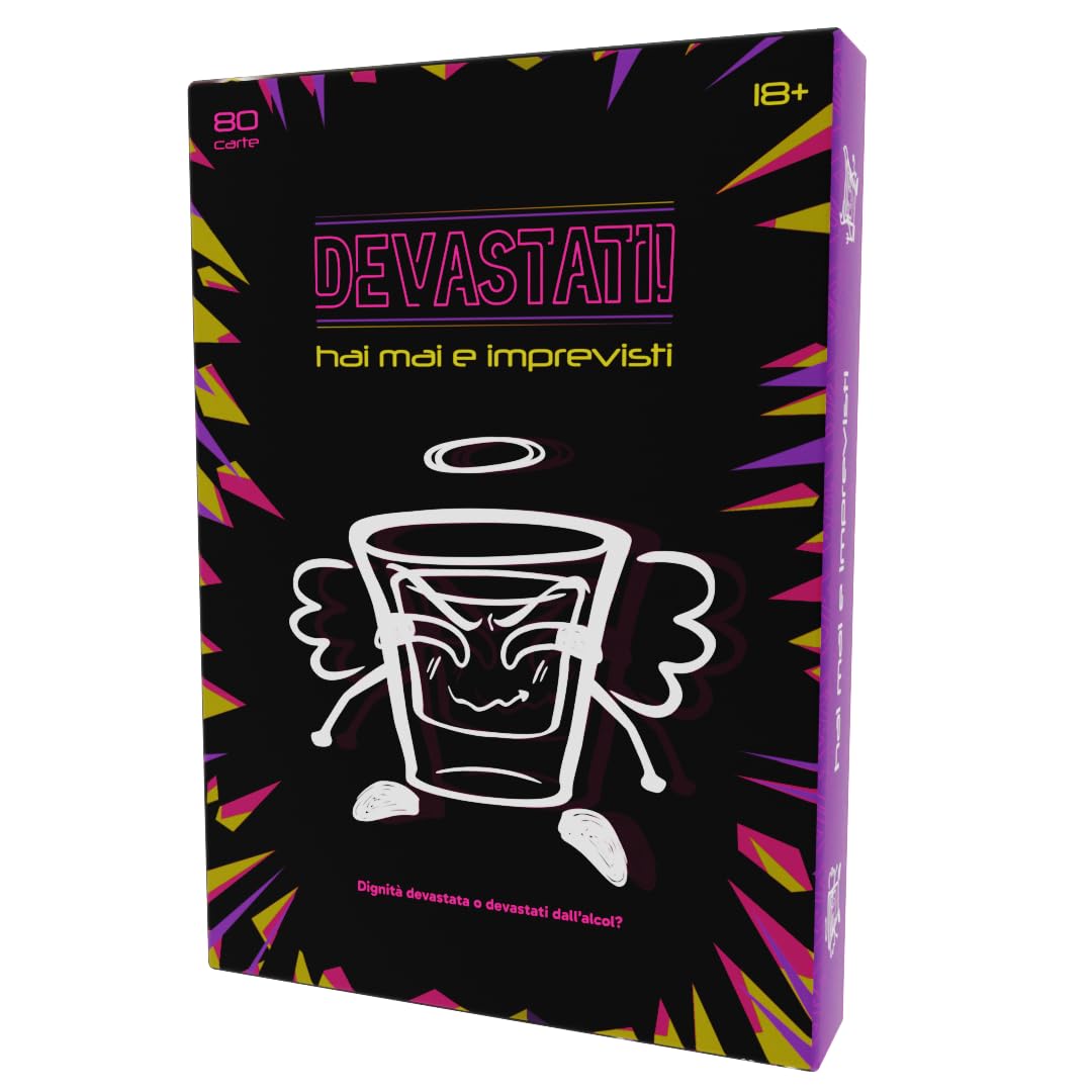 Hai Mai e Imprevisti (Versione 2025) | Gioco da tavolo alcolico per Gen Z (18+) | Carte per bere con sfide, gossip e meme | Perfetto per feste