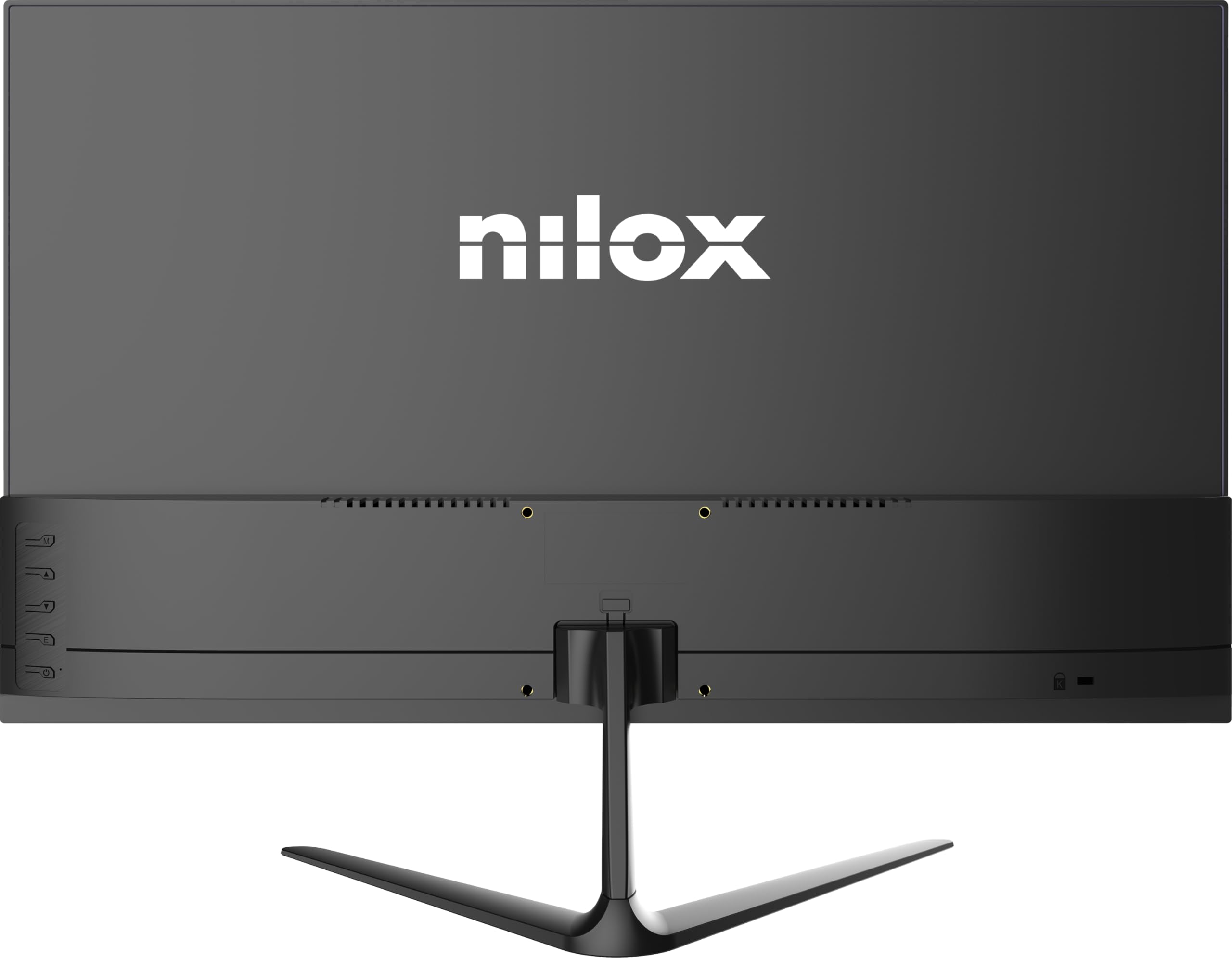 Nilox NXM24FHD1203 Moniteur 24 Pouces, Full HD, écran de Gaming 120 Hz, écran d'ordinateur avec Support VESA 75 x 75 mm, connexions HDMI et VGA, réduction de lumière Bleue pour Confort visuel