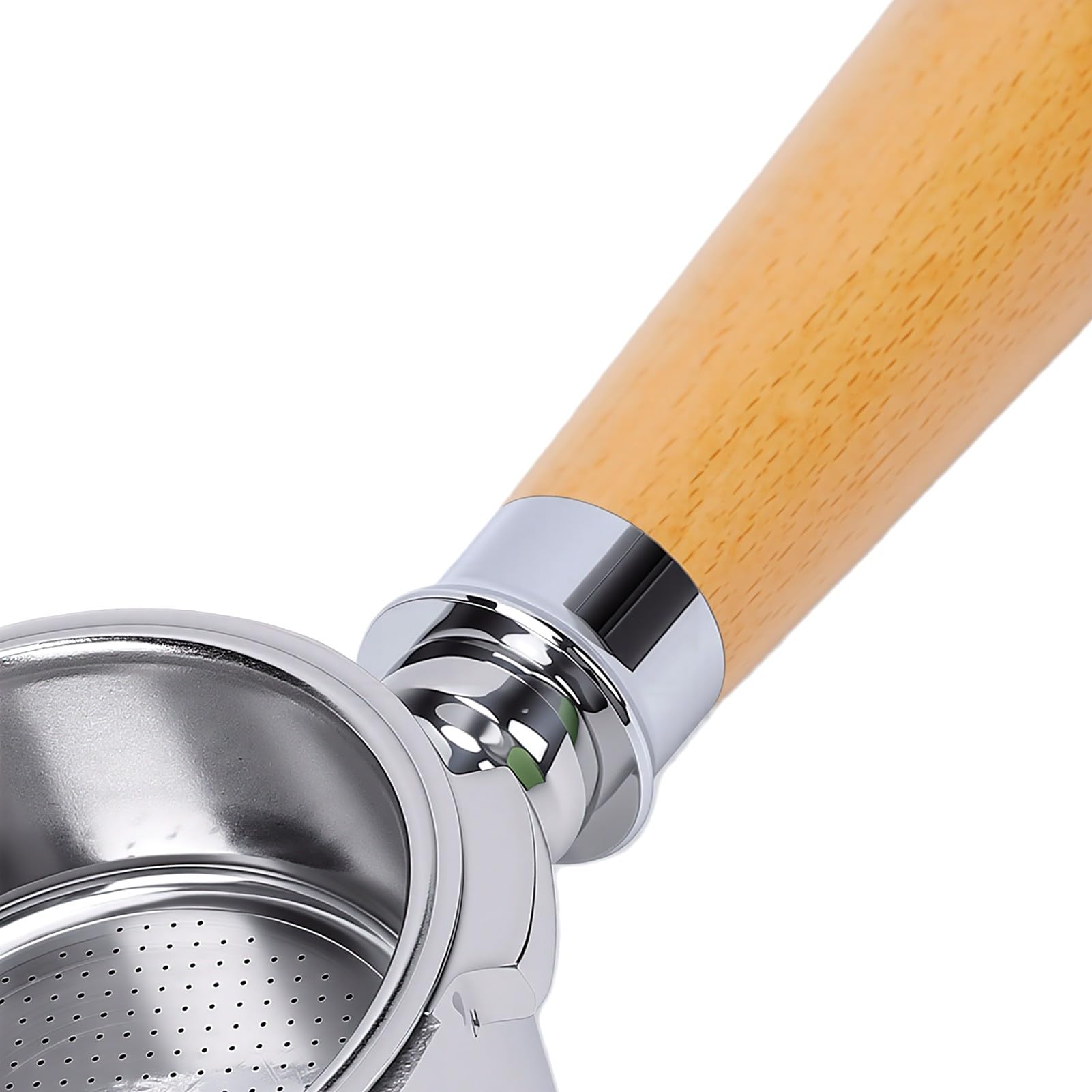BRRNOO Portafiltro da 51 Mm per Macchina da caffè, 3 Alette in Acciaio | Filtro da 51 Mm, Design a 3 Orecchie, in Acciaio Inox 304, Compatibile con Macchine per caffè , Ideale per Casa o bar.