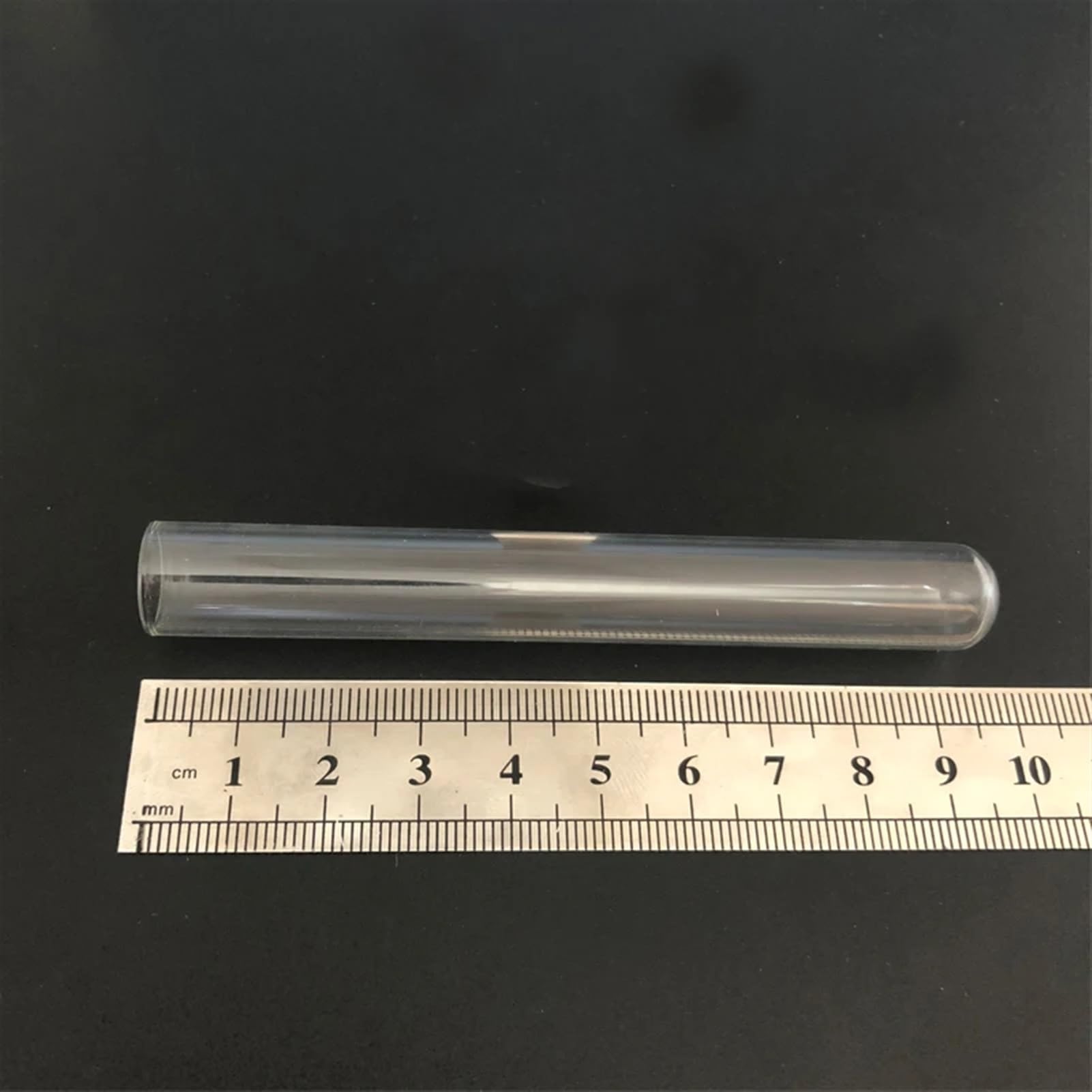 Laborglas mit rundem Boden, 13 x 100 mm, mit Korkverschluss, Laborglas, 100 Stück/Packung