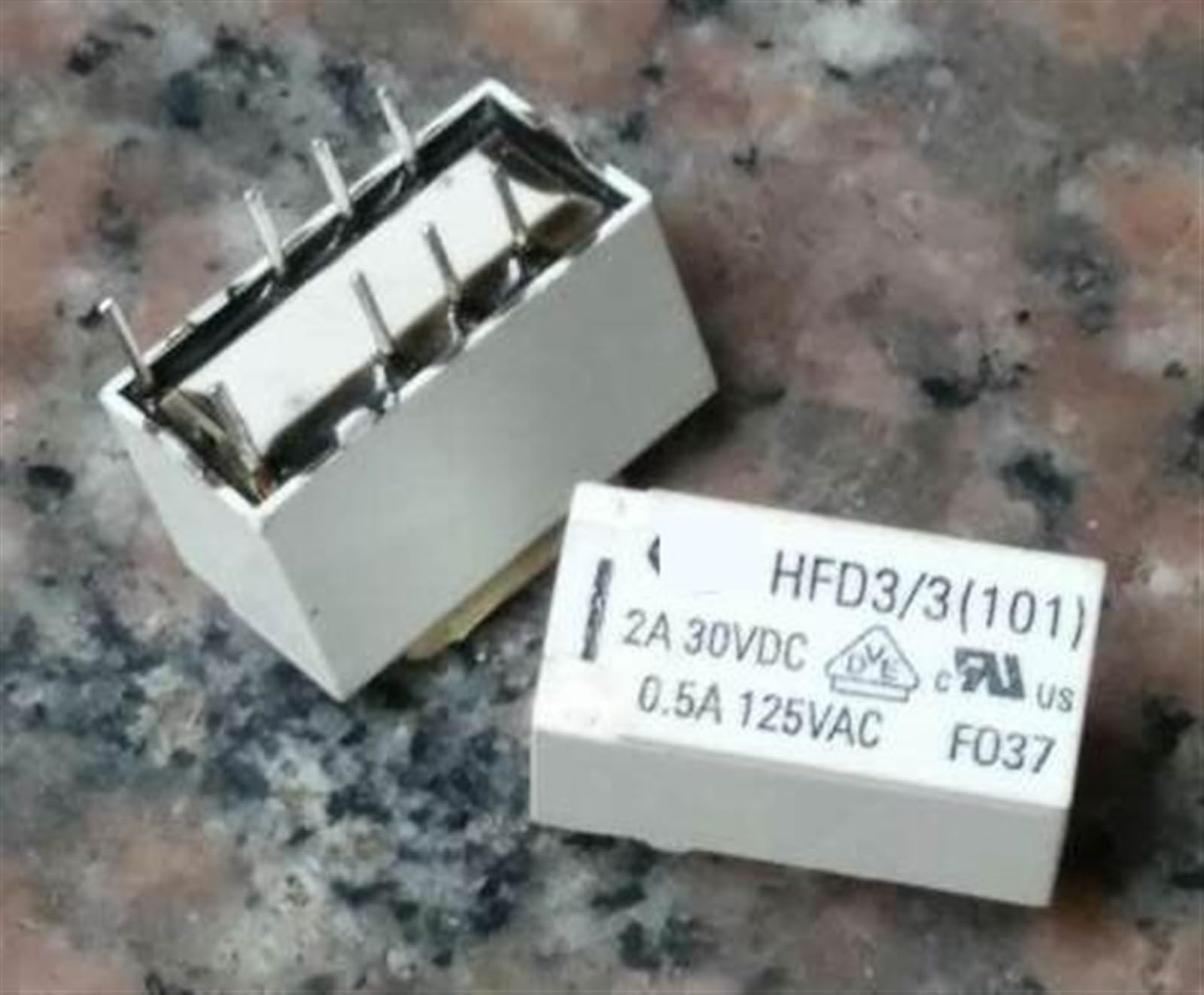 Relais HFD3 anti-interférence 8 broches commutateur de signal propre TX2-2A pour PCB - 3