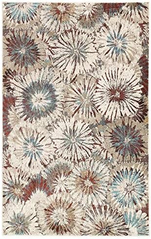 Liora Manne Ashford Indoor Area Rug – Traditional & Sophisticated Design, Comfortable & Durable, Power Loomed, Soft Polypropylene Material, Fall Flowers Multi, 7'10" x 9'10",ASD80813544