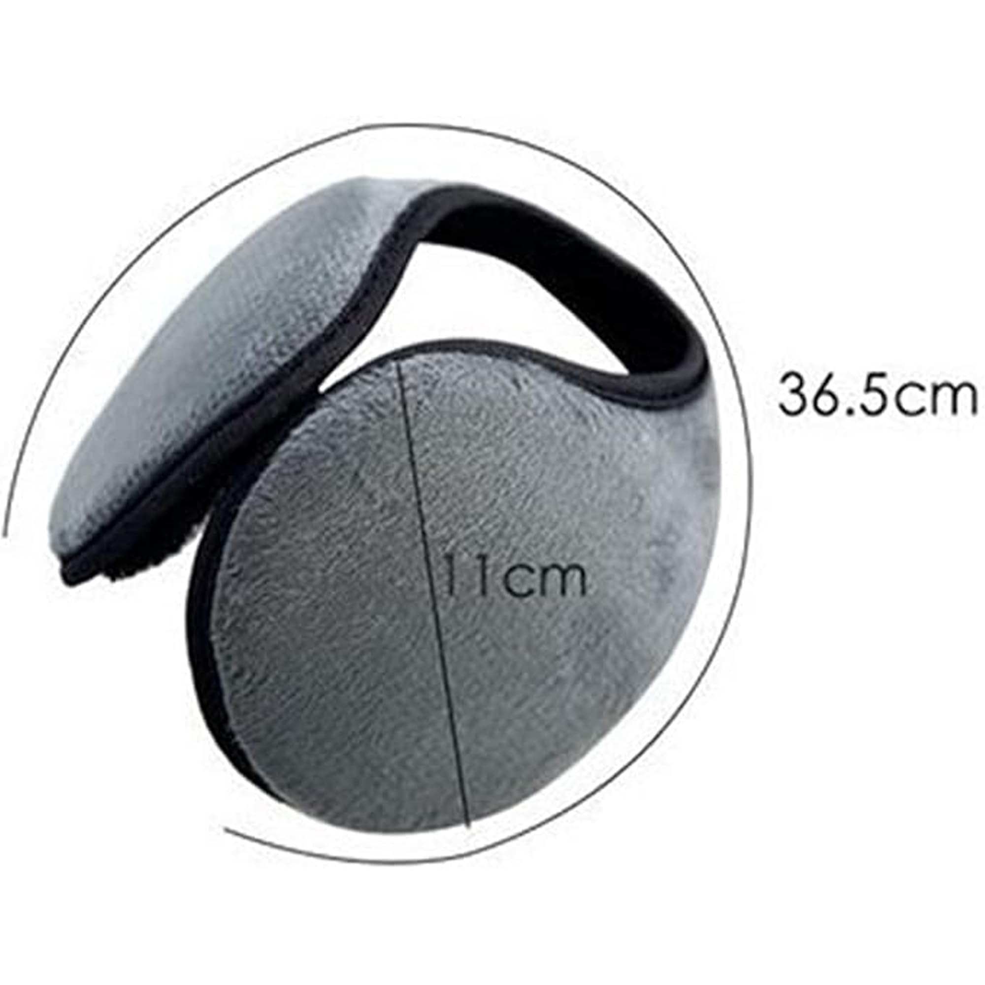 2 Pièces Cache-oreilles, Cache-oreilles Pliable et Extensible en Polaire, Chauffe-Oreilles Cache-Oreille en Polaire Hiver, Pour L'extérieur, Le Cyclisme, la Course à Pied, le ski