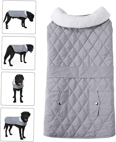 Miniatura 5 de NOLITOY Ropa para mascotas Abrigo de invierno para mascotas, ropa de nieve para perros, ropa cálida para mascotas, senderismo, abrigos para perros,