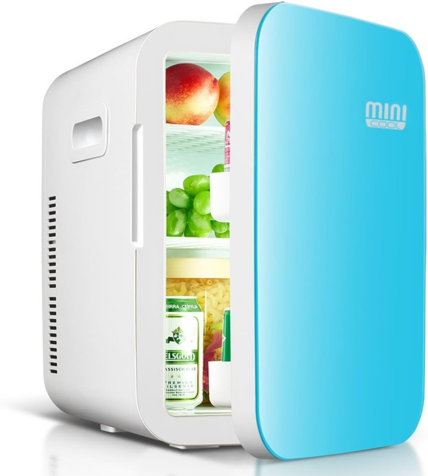 Mini Cool - 18 Liters Premiun Mini Fridge, 26 Cans, Glass finishing, Double Cooler