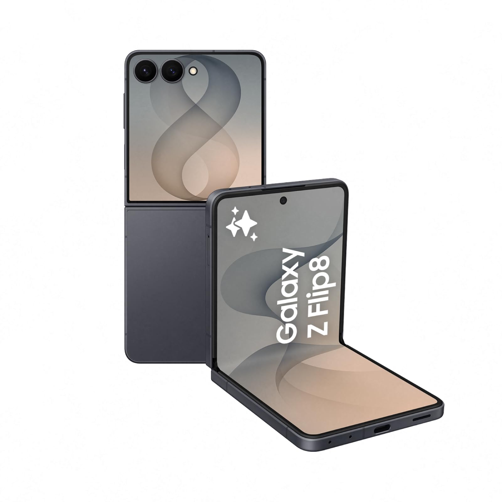 Amazon | Samsung Galaxy Z Flip8 256GB|グラファイト|Galaxy AI対応