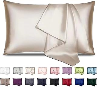 Sponsored Ad - INSSL Silk Pillowcase for Women, Mulberry Silk Pillowcase for Hair and Skin and Stay Comfortable and Breath...