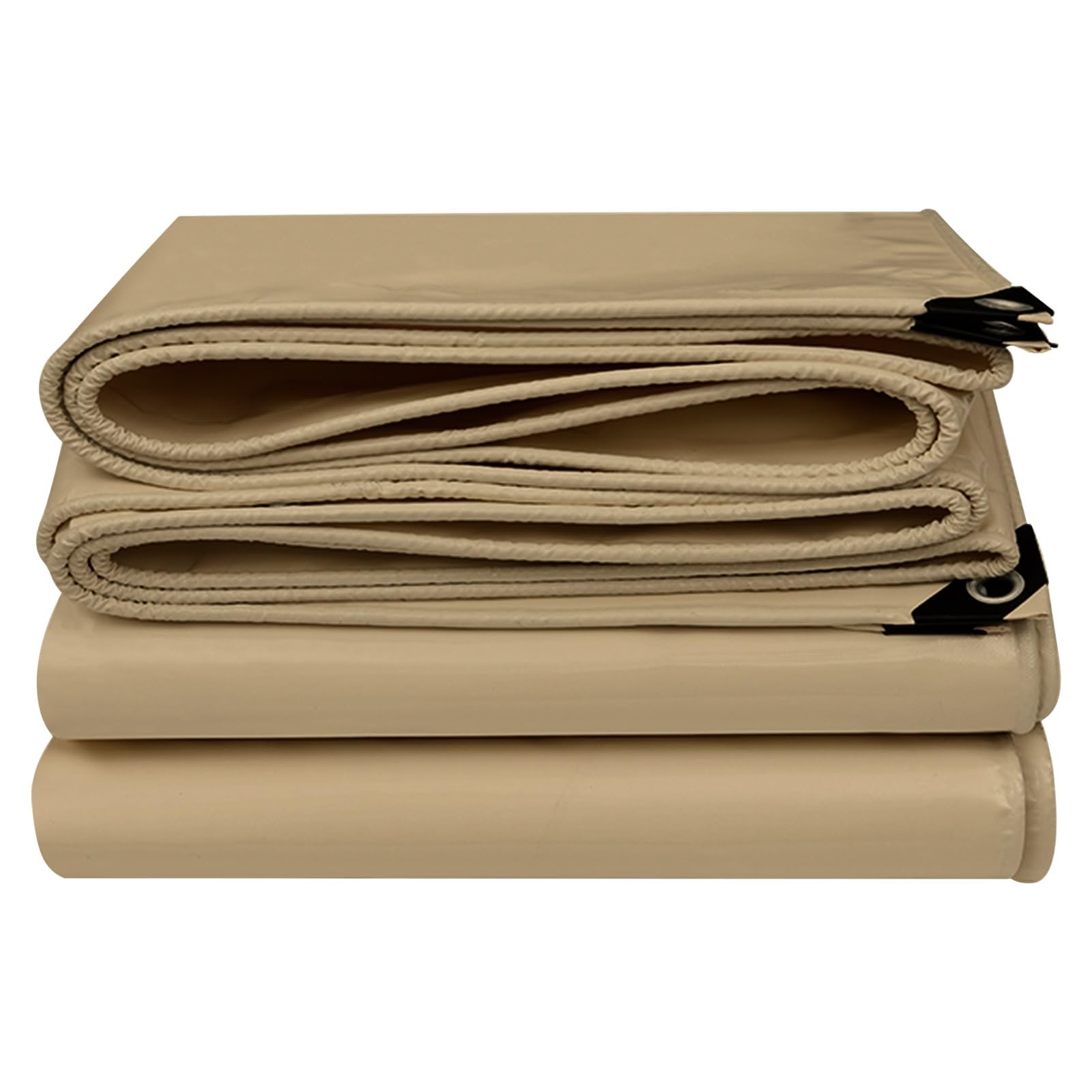 Lona de PVC con ojales de metal que impermeabiliza suelos y muebles en patios exteriores