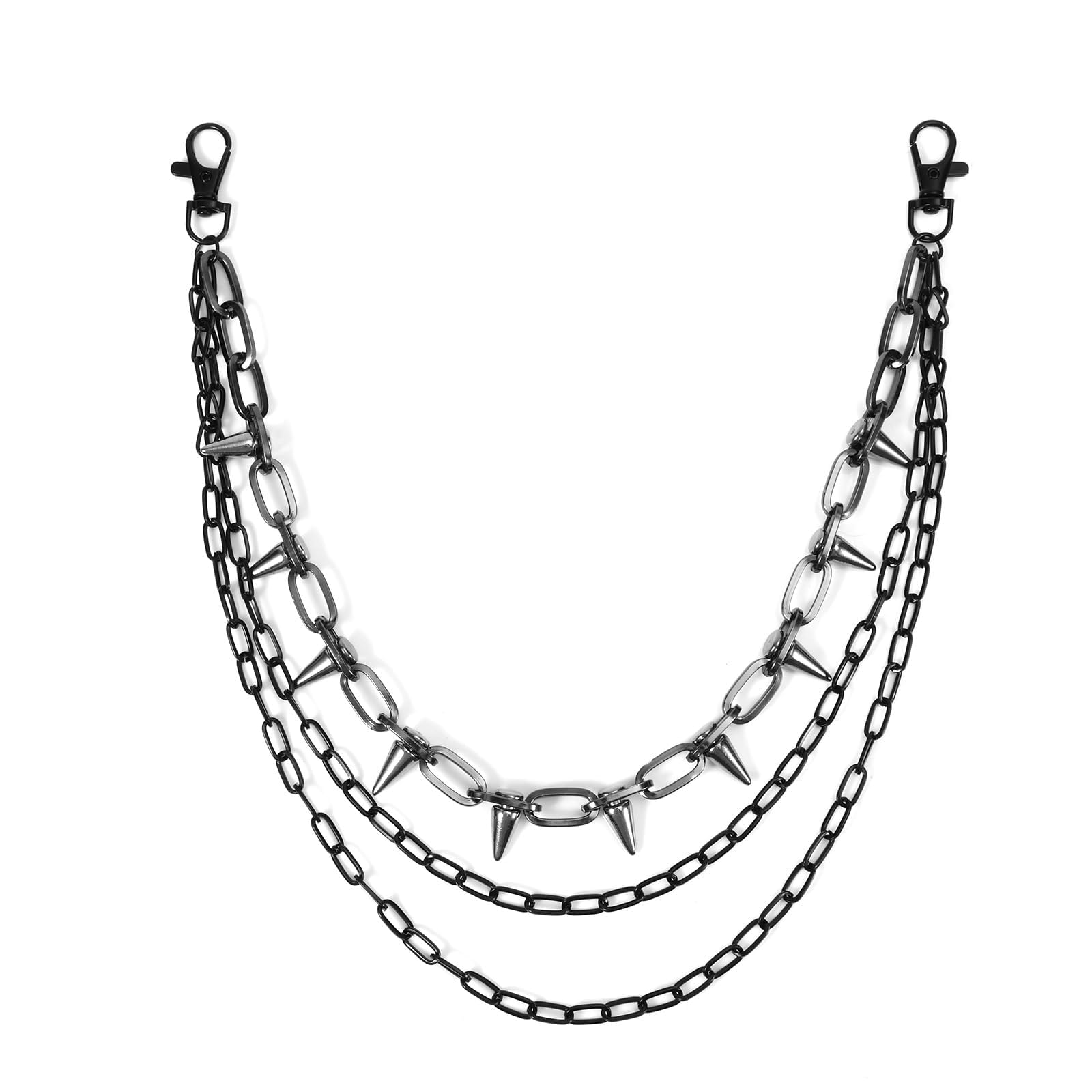 Pants Chain,Chain Belt, Punk Accessory for Jeans, Heavy Metal Trouser Chains with Hip Hop Style, Stylish Jean Chains for Men and Women, Perfect for Daily Wears and Parties, Wallet Fashion Accessory
