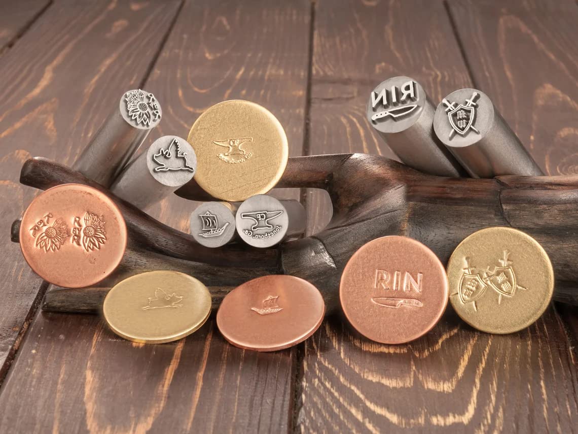 Benutzerdefinierte Metallstempel, Personalisierte Stahlstanzer mit Ihrem Business-Logo, Metallschmieden Touchmark Stempel, Benutzerdefinierte Stahl Handstempel, Benutzerdefinierte Logo Metall