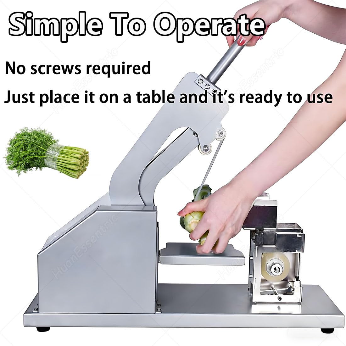 Gemüseverpackungsmaschine, halbautomatischer Bundler für frisches Gemüse und Obst, ergonomischer Griff, Doppelriemen-Fähigkeit, ideal für Schnittlauch und Koriander