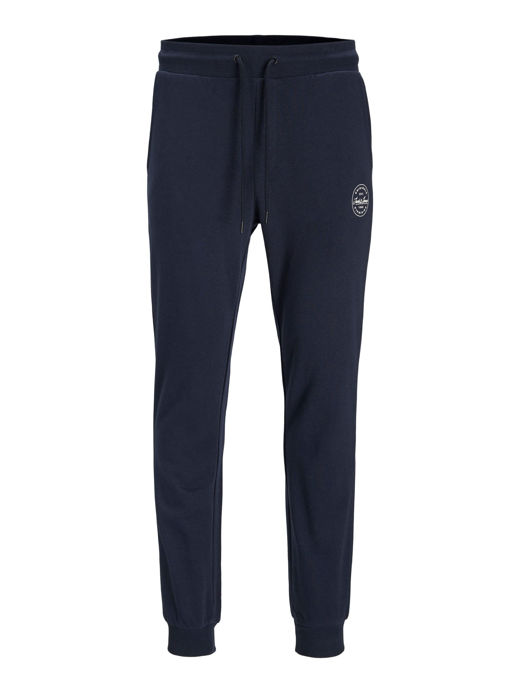 JACK & JONES Jjigordon Jjshark Sweat Pants Viy Noos Pantaloni sportivi Uomo, Blu Marino Blazer, L