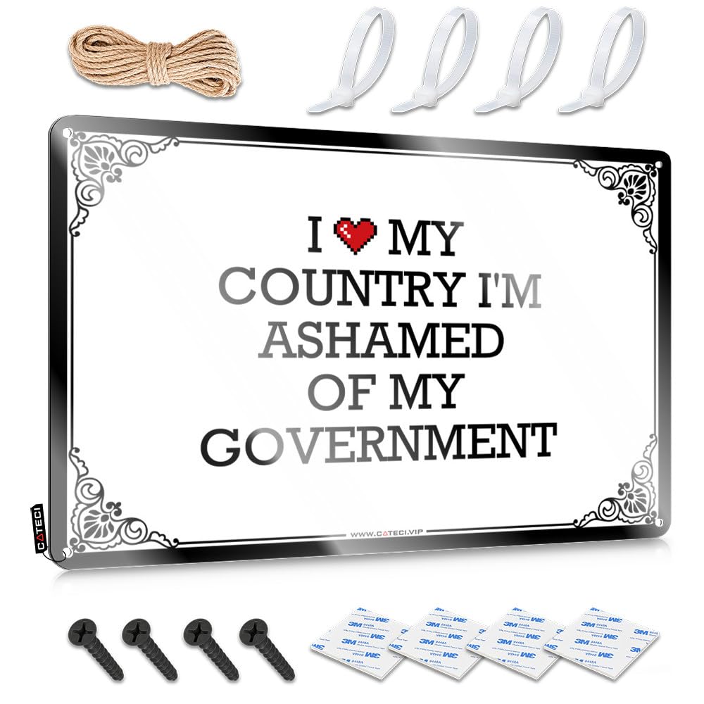 Fzfn Colour I Love My Country I'm Ashamed Of My Government Custom Patriotic - Rooms Decorations Cool Wall Art Wall Art Decoration(30X40cm)