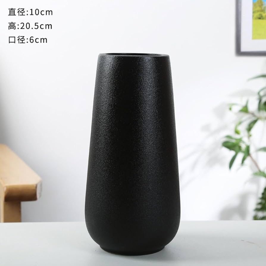 茶色 陶器 円筒形 花瓶 陶器製の茶色い花瓶 壺 - メルカリ
