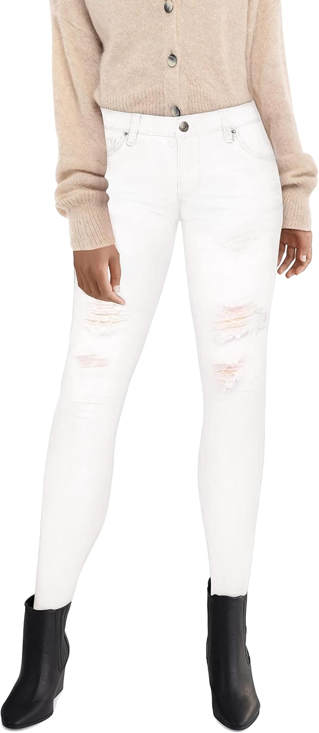 Hybrid & Company Women's Butt Lift Super Comfy Stretch Ripped Skinny Jeans - Image 4