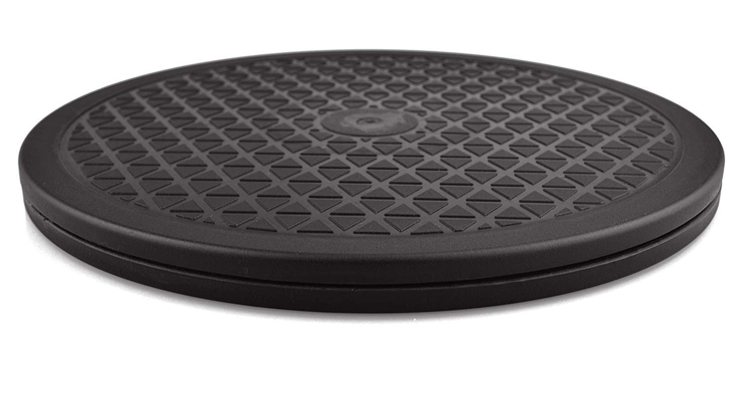 Solide plateau tournant à 360° avec roulement à billes en acier pour téléviseur (25,4 cm)