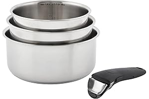 Ingenio Stainless Steel Cookware Set: Transform Your Kitchen with Detachable Handles