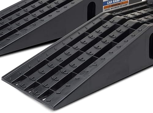 Miniatura 2 de Eastwood Juego de rampas para automóvil de una sola pieza | con una clasificación de carga de 3 toneladas | Elevadores portátiles para garaje en el