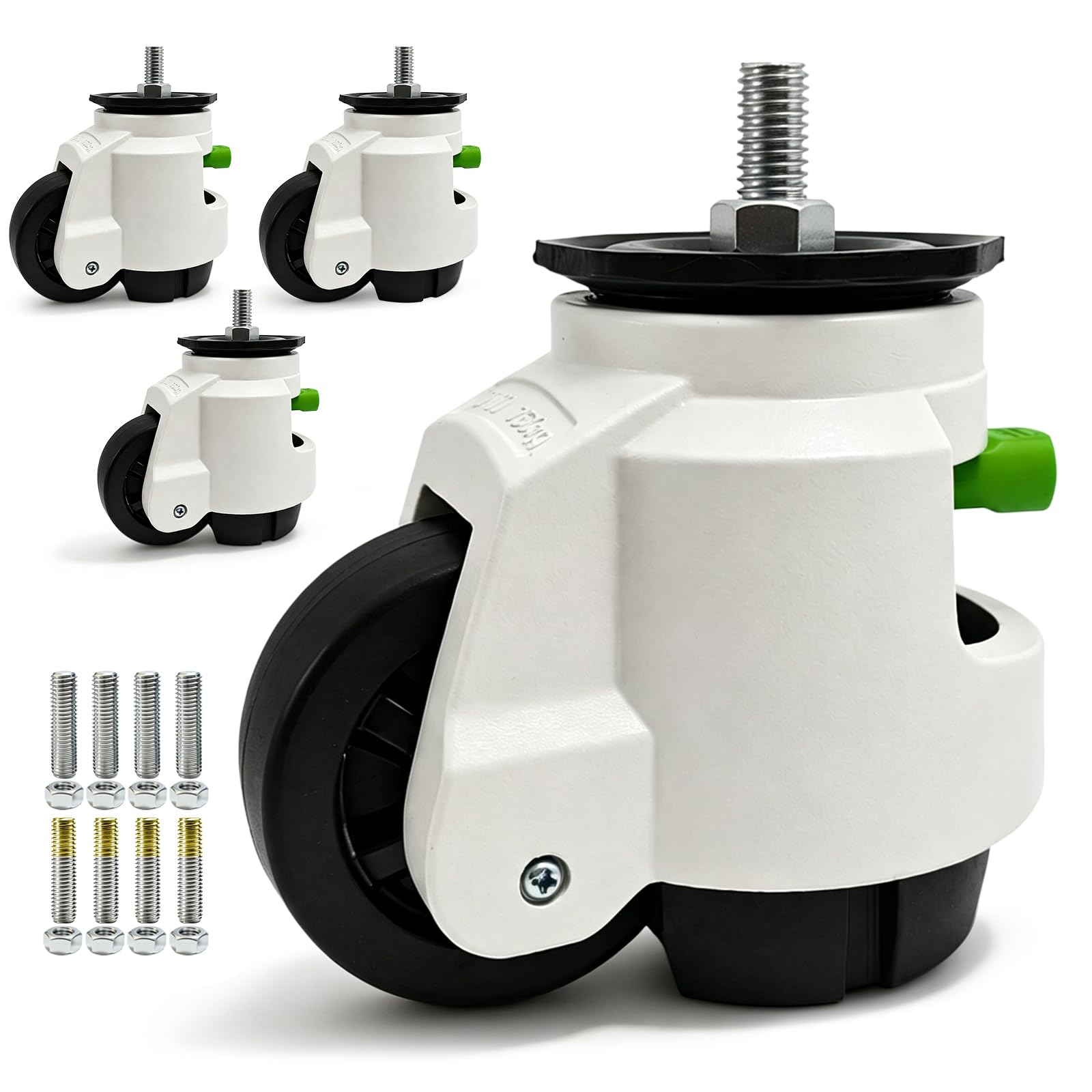 Heavy Duty Stem Casters - 2200 Lbs Capacity -10 Heavy Duty Stem Casters - 2200 Lbs Capacity -10