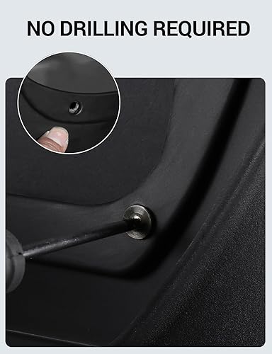 Miniatura 6 de Ecarzo Juego de 4 aletas de barro compatibles con Jeep Grand Cherokee L 2021 2022 2023 2024 protectores contra salpicaduras de barro para todo tipo