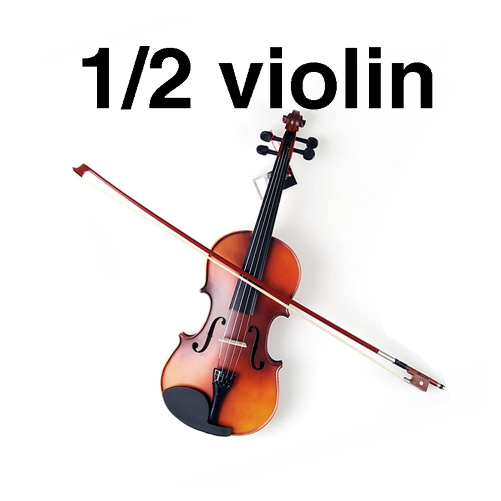Geige Geigen Sie Handgemachte Holzqualität Kind Erwachsene Instrument Violine 4/4 3/4 1/2 1/4 1/8 Violine (Color : 1-2)