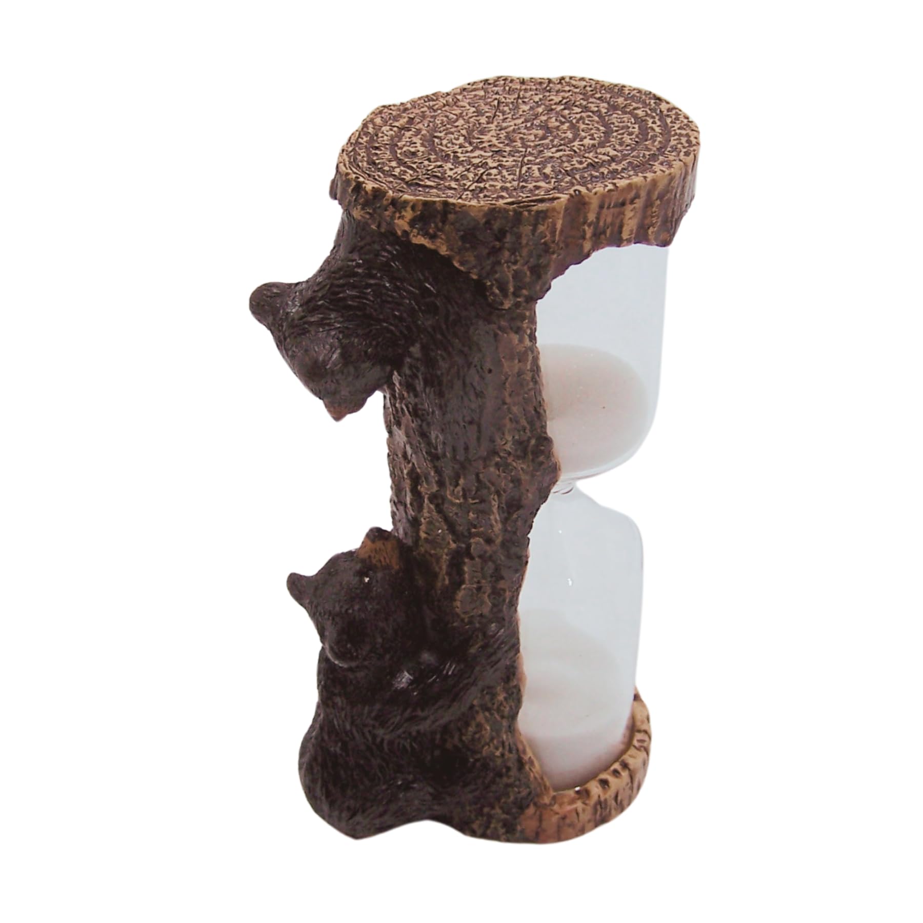 Wowser Reloj de arena con forma de reloj de arena, reloj de arena de 2.5 minutos con figura para uso doméstico y de oficina, 5.5 pulgadas