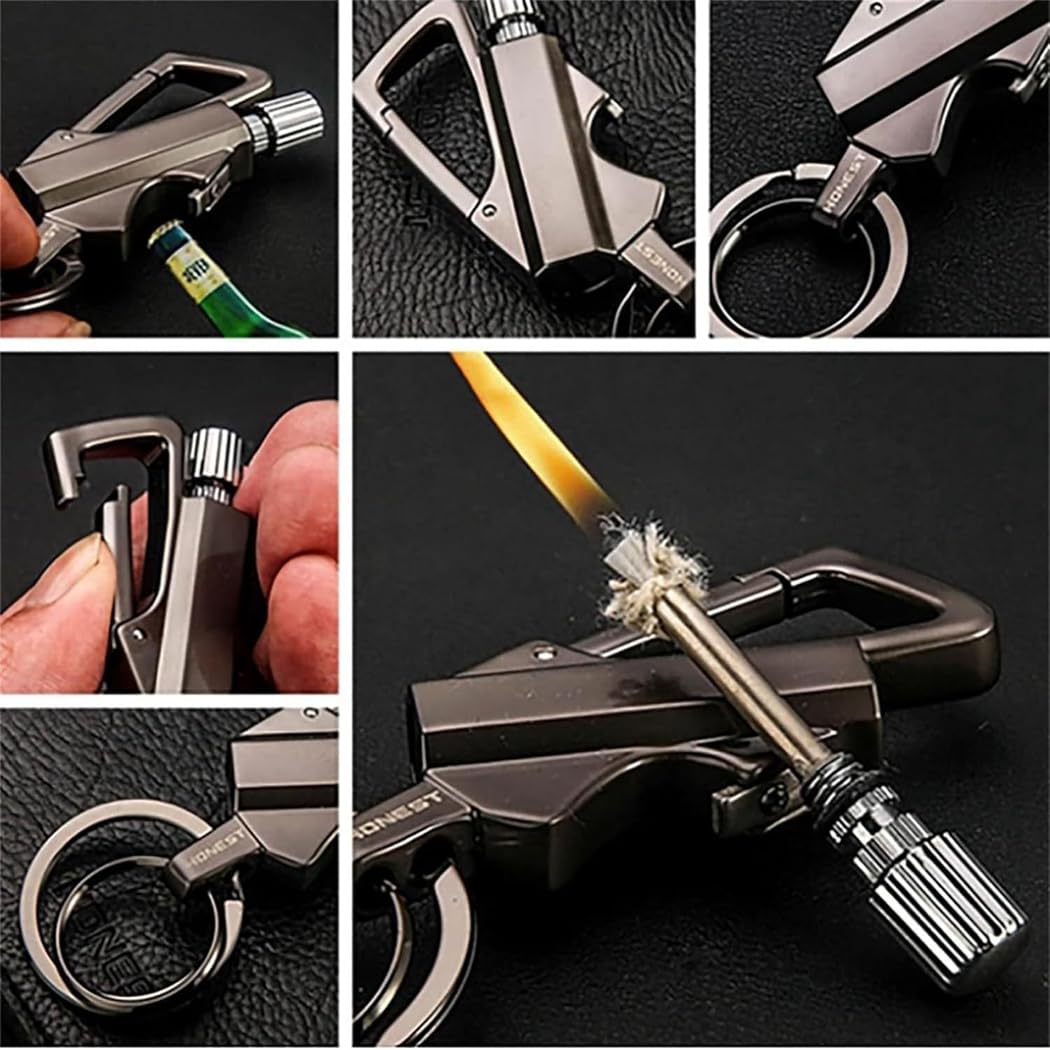 CHOICEDC Vintage Trench Lighter, Permanent Match, Cool Pipe Lighter for Men