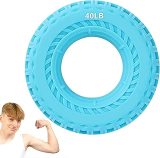 握力強化用ハンドグリップトレーニング器具,快適な手指と前腕のエクササイザー,握力トレーニングリング | ボーイズやアスリート、男性、夫、ティーン向け、通勤時や寮生活、旅行用