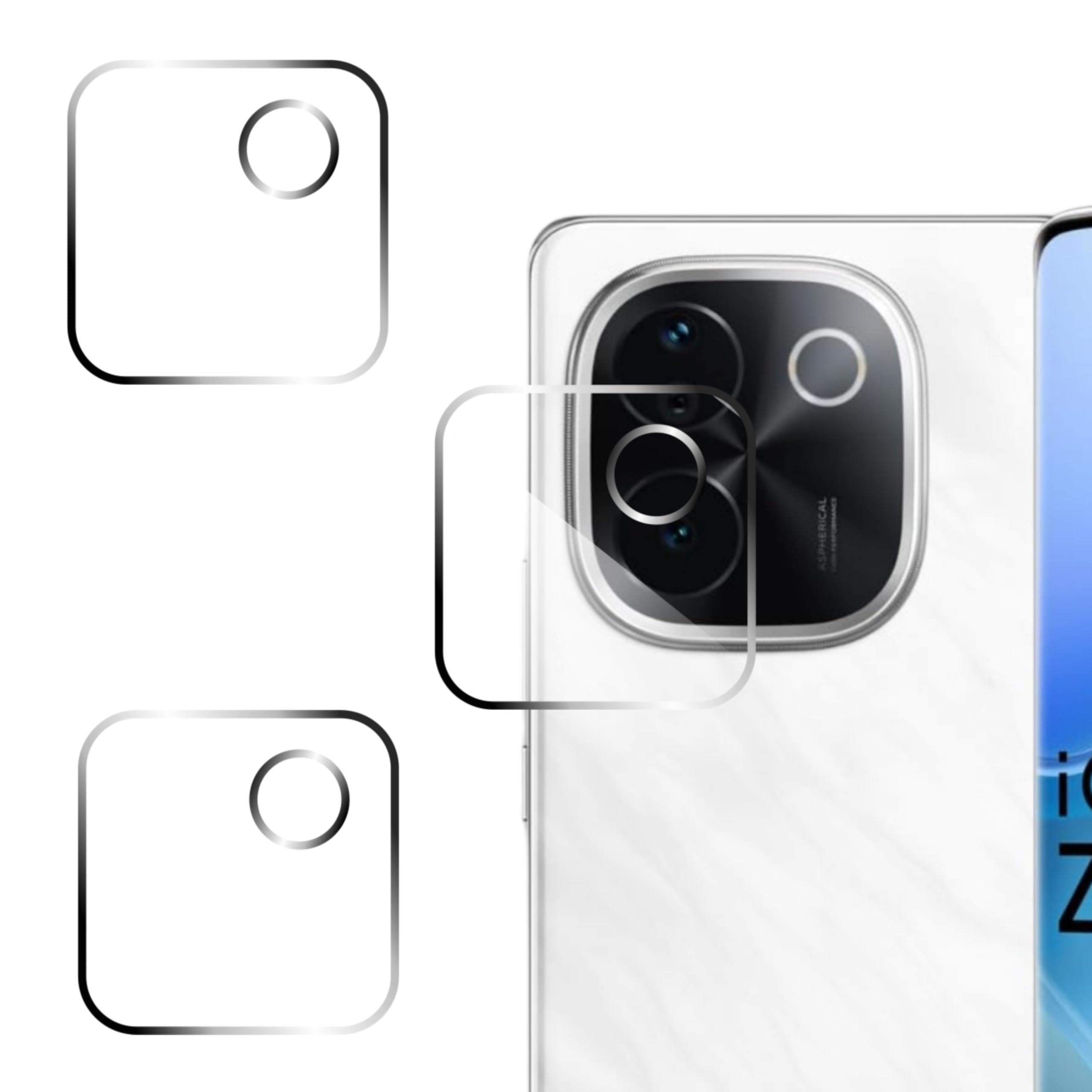 VIYAN (pack of 2) Premium Camera Lens Screen Protector for iqoo z9s pro 5g tempered glass (B0DFWXMQJ3) Amazon Price History, Amazon Price Tracker
