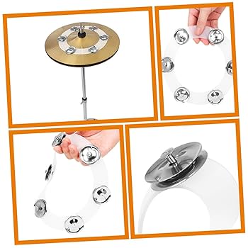 Amazon.com: Cymbal Stand drum cymbal bell Drum Tambourine