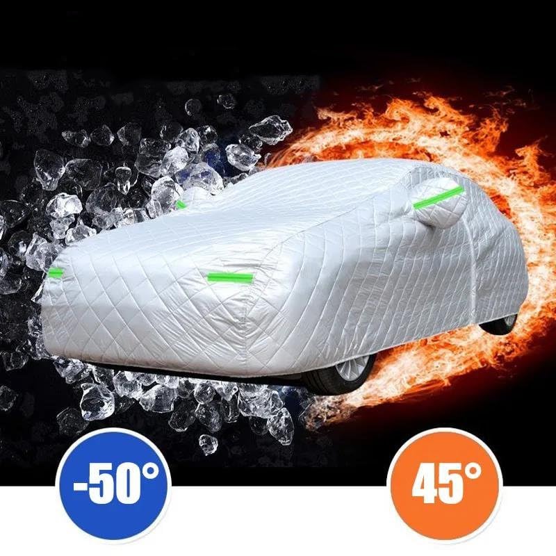 Copriauto Impermeabili Copertura Antigrandine Tenda Protettiva Parabrezza Esterno Esterno Completo Veicoli Pioggia Esterno Universale Per Auto Coperture per auto (Color : Silver, Size : M)