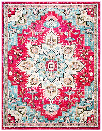 image for Safavieh Madison Collection MAD473A Boho Chic Medallion Distressed Are