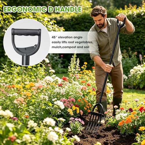 Herramienta Broad Fork para Jardín, 50 pulgadas miniatura 4