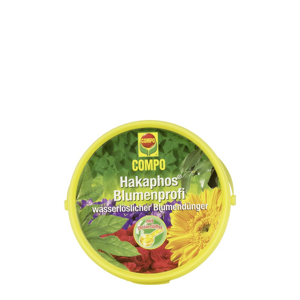 COMPO Hakaphos Blumenprofi, Blumendnger, Wasserlslicher Dnger fr alle  Zimmerpflanzen, Balkon- und Terrassenpflanzen, 1200 g