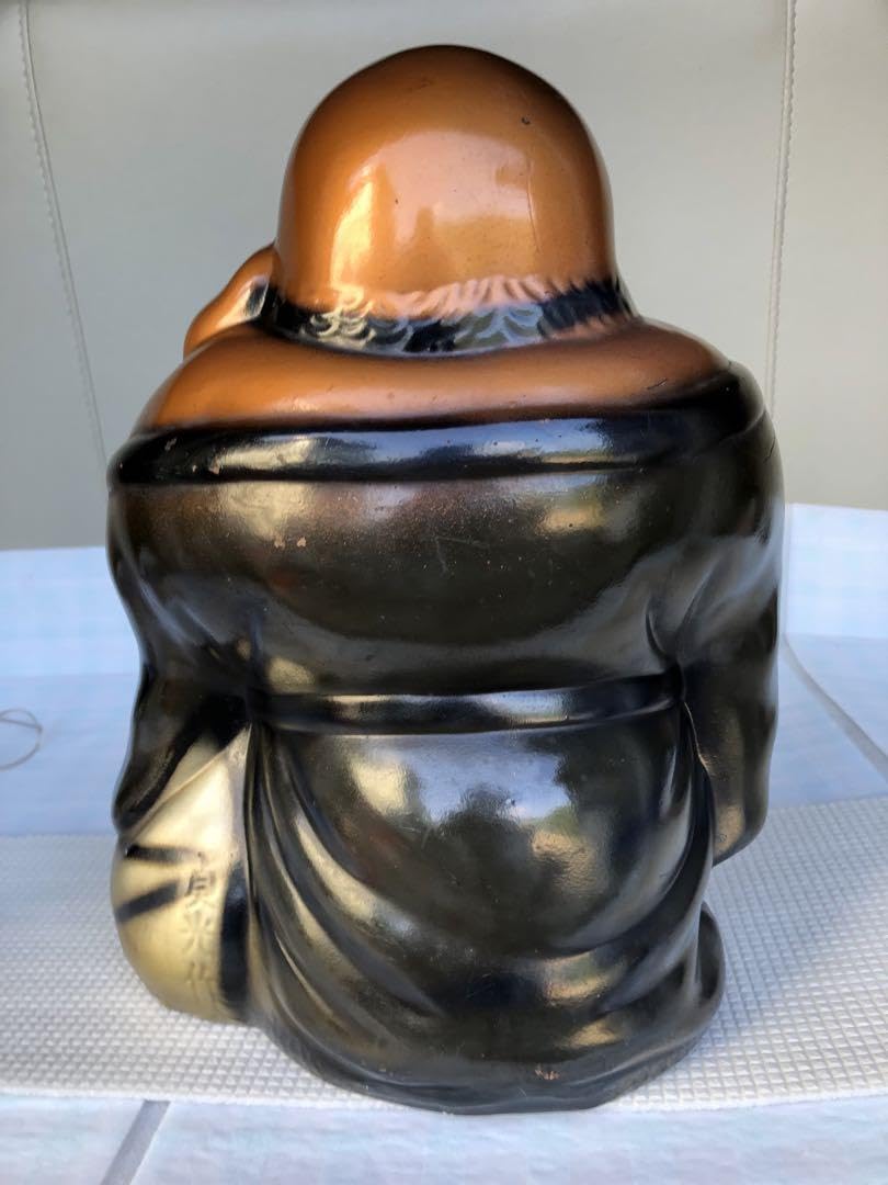 Amazon.co.jp: 七福神 布袋様 お腹の大きな笑い顔 置物 縁起物