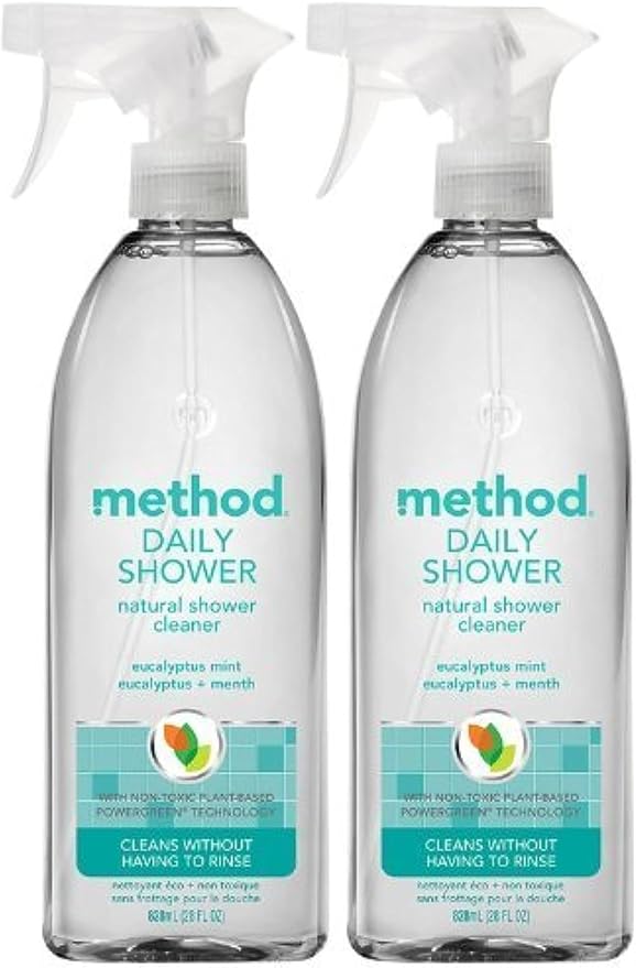 Method Daily Shower Spray Eucalyptus Mint 28 oz 2 pk by Method