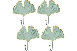 Exquisite Ginkgo Leaf Decorative Hooks - Enhance Your Space with Nature's Charm